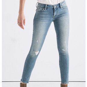 Lucky Brand Brooke crop distressed jeans size 4